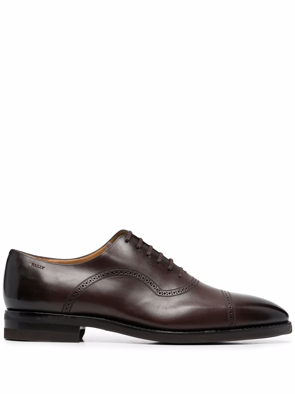 Bally Scotch lace-up leather Oxford shoes - Brown von Bally