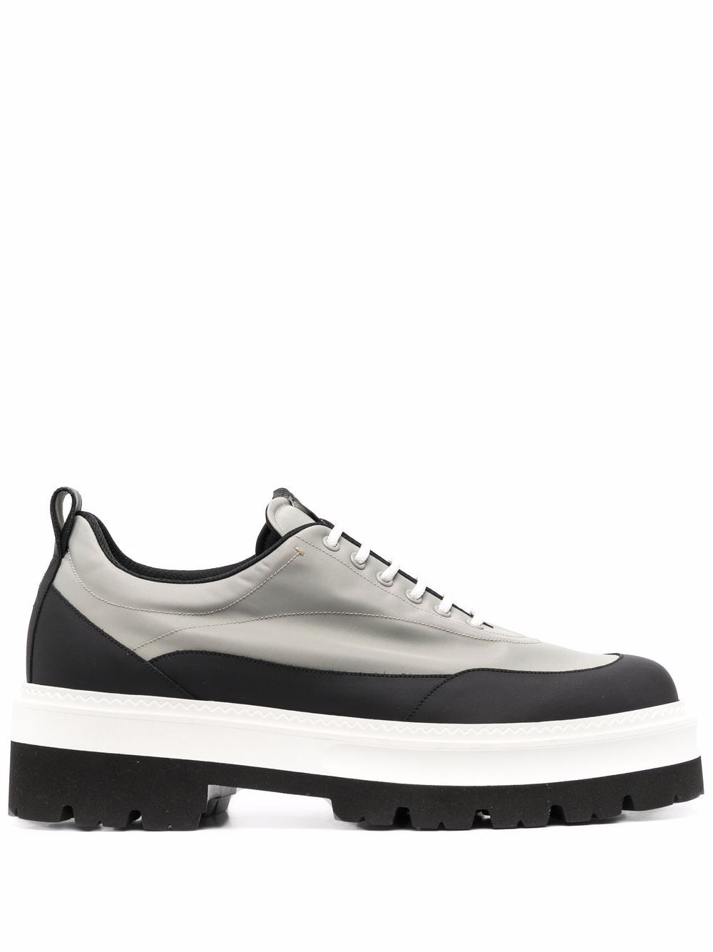 Bally colour-block platform shoes - Grey von Bally