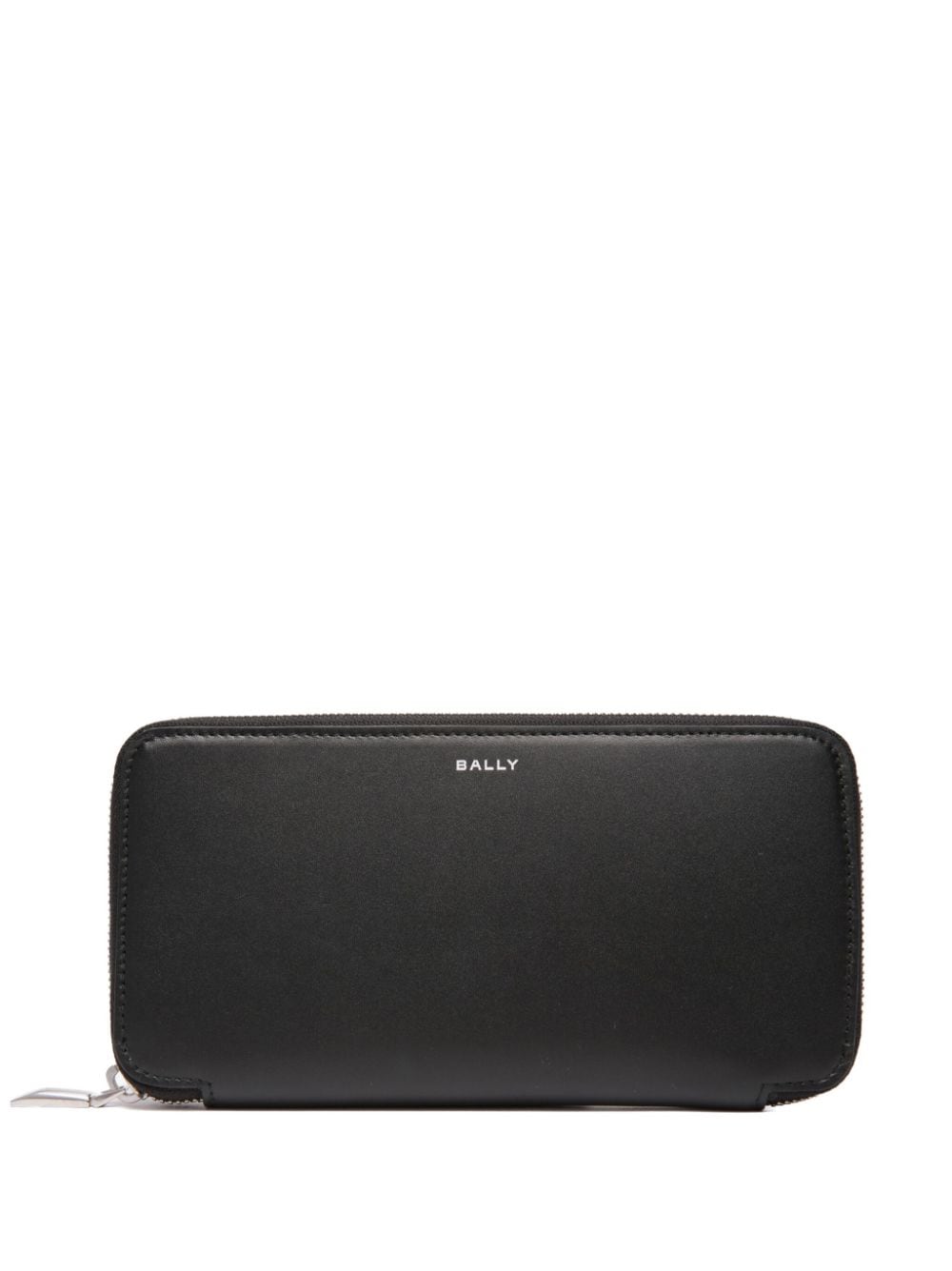Bally faux-leather zip-up wallet - Black von Bally