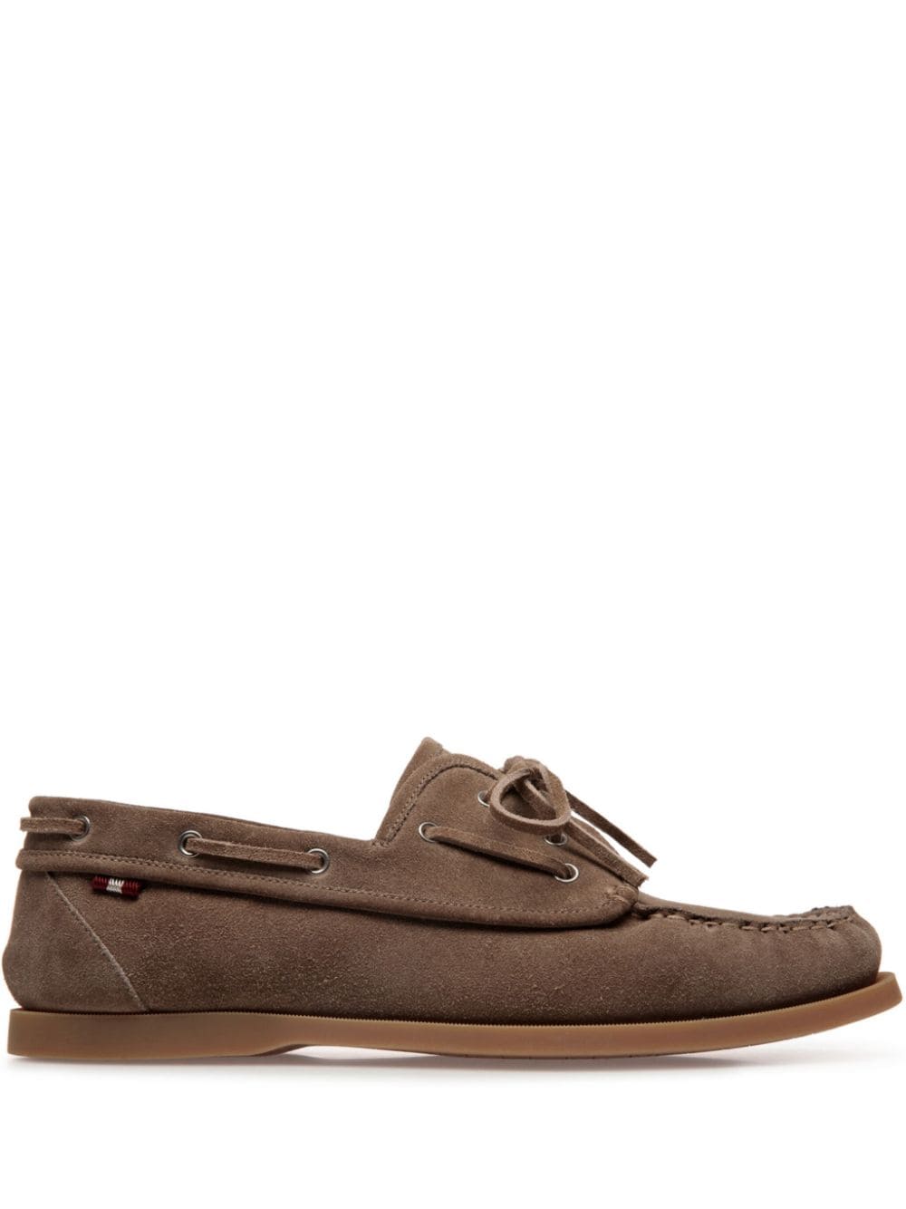 Bally lace-up suede loafers - Brown von Bally