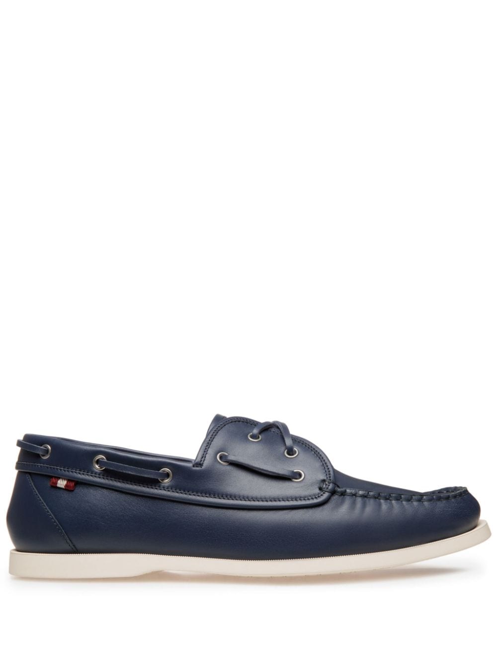 Bally leather boat shoes - Blue von Bally