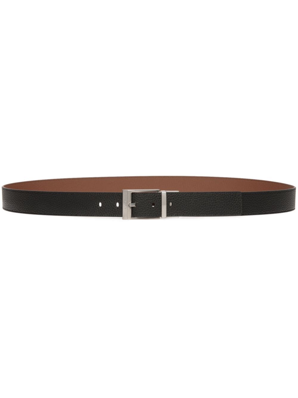 Bally leather buckle belt - Black von Bally