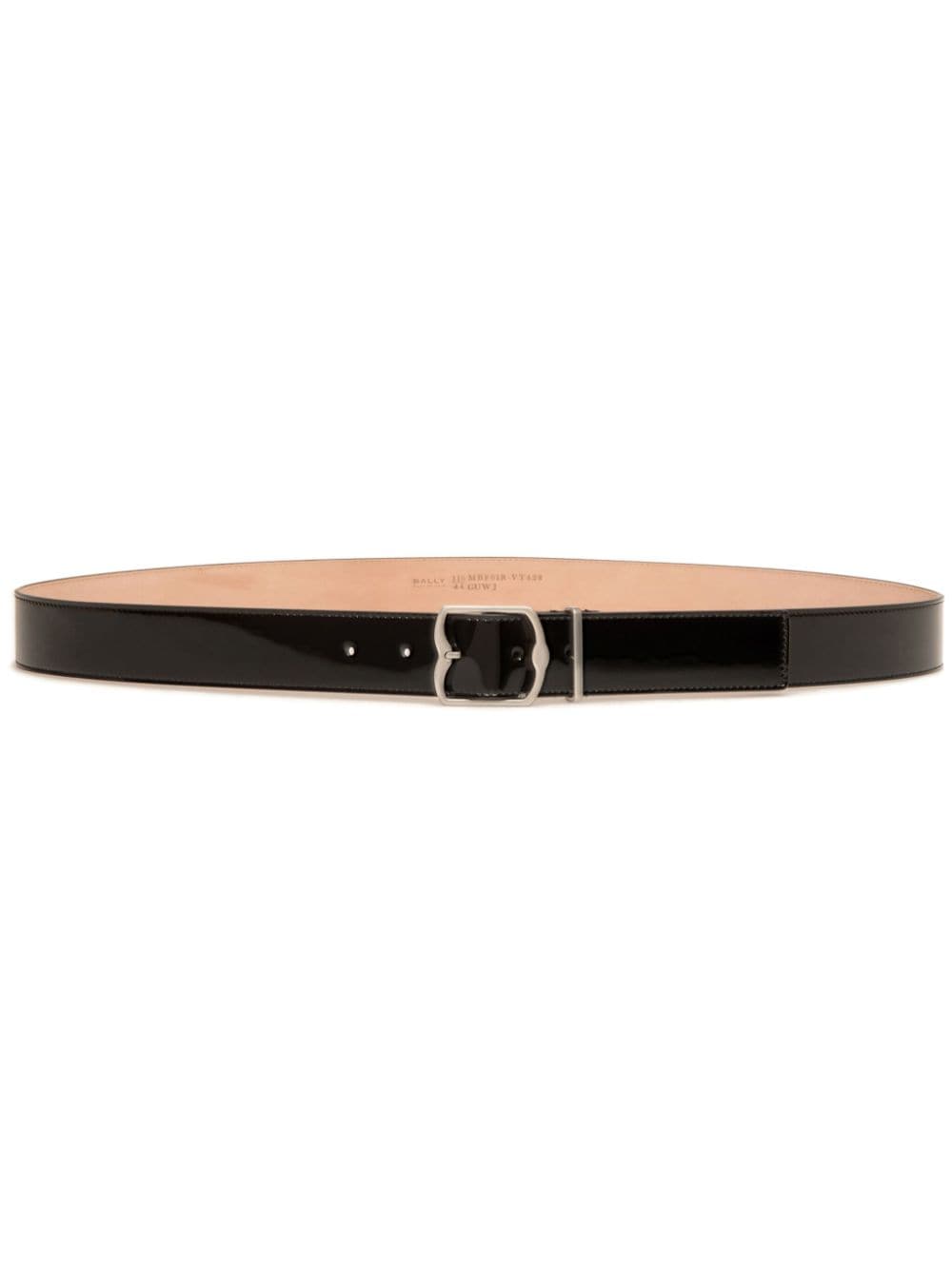 Bally logo-buckle leather belt - Black von Bally