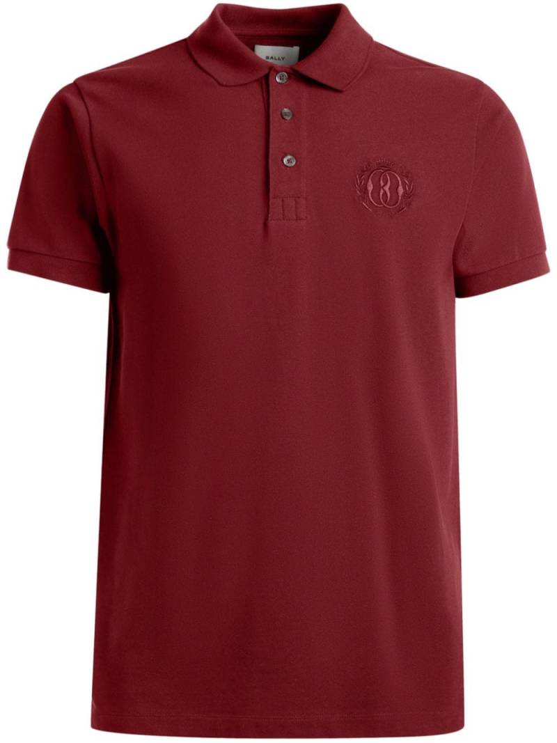 Bally logo-embroidered cotton polo shirt von Bally