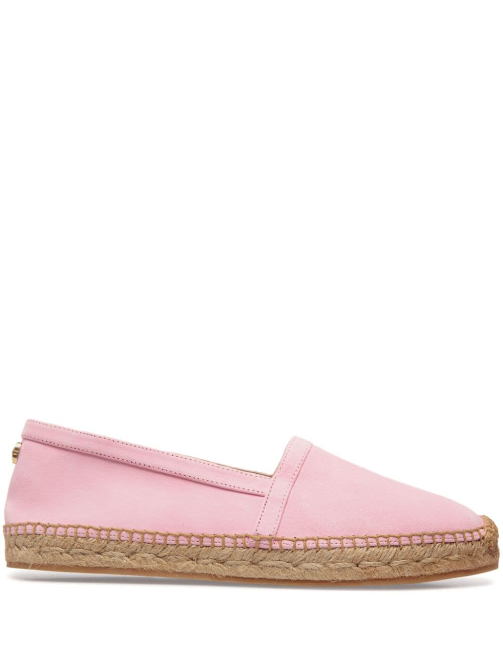 Bally logo-plaque denim espadrilles - Pink von Bally