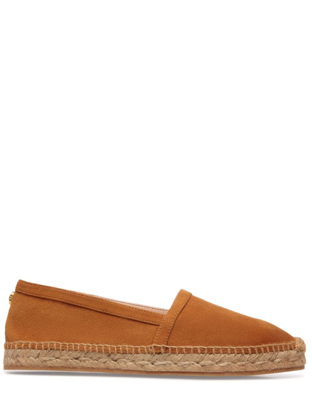 Bally logo-plaque suede espadrilles - Brown von Bally