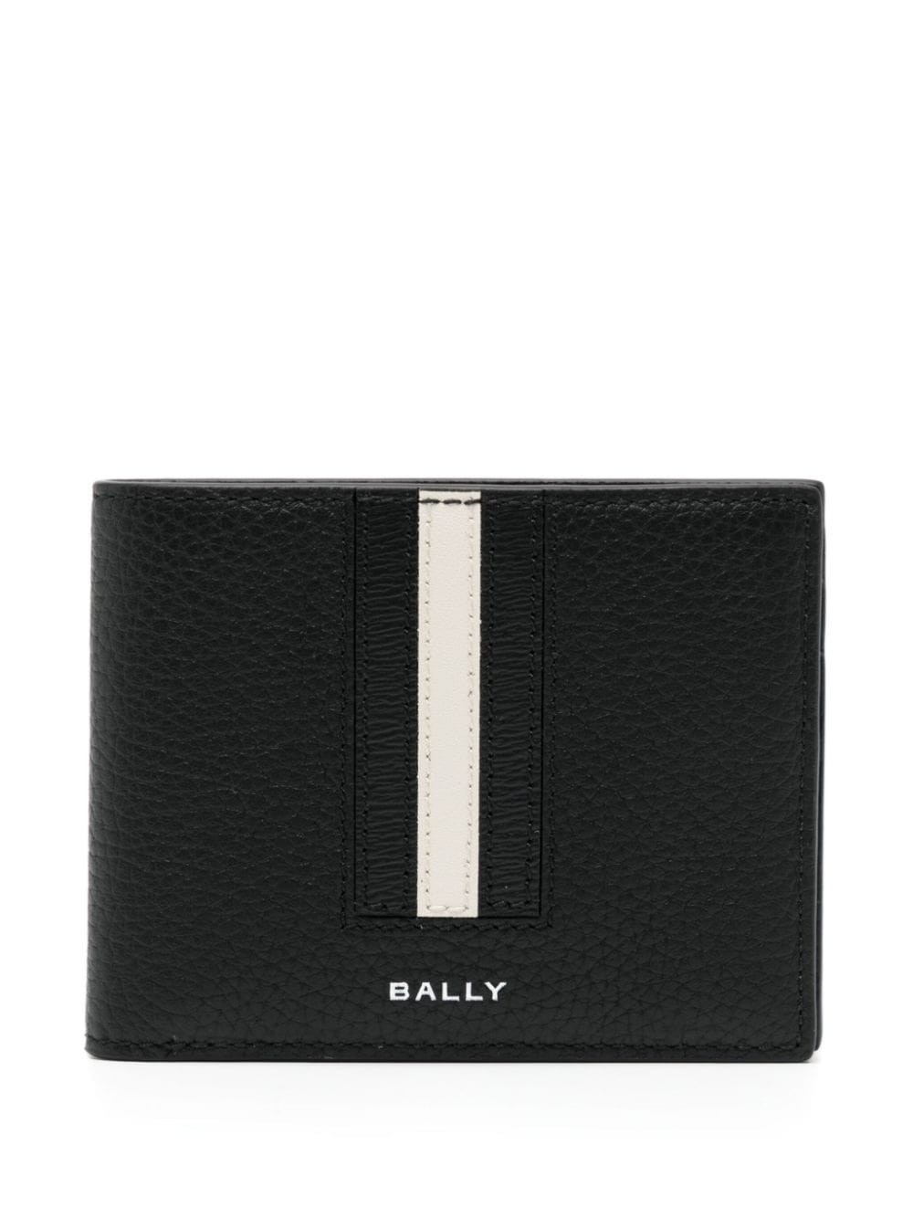 Bally logo-print leather wallet - Black von Bally