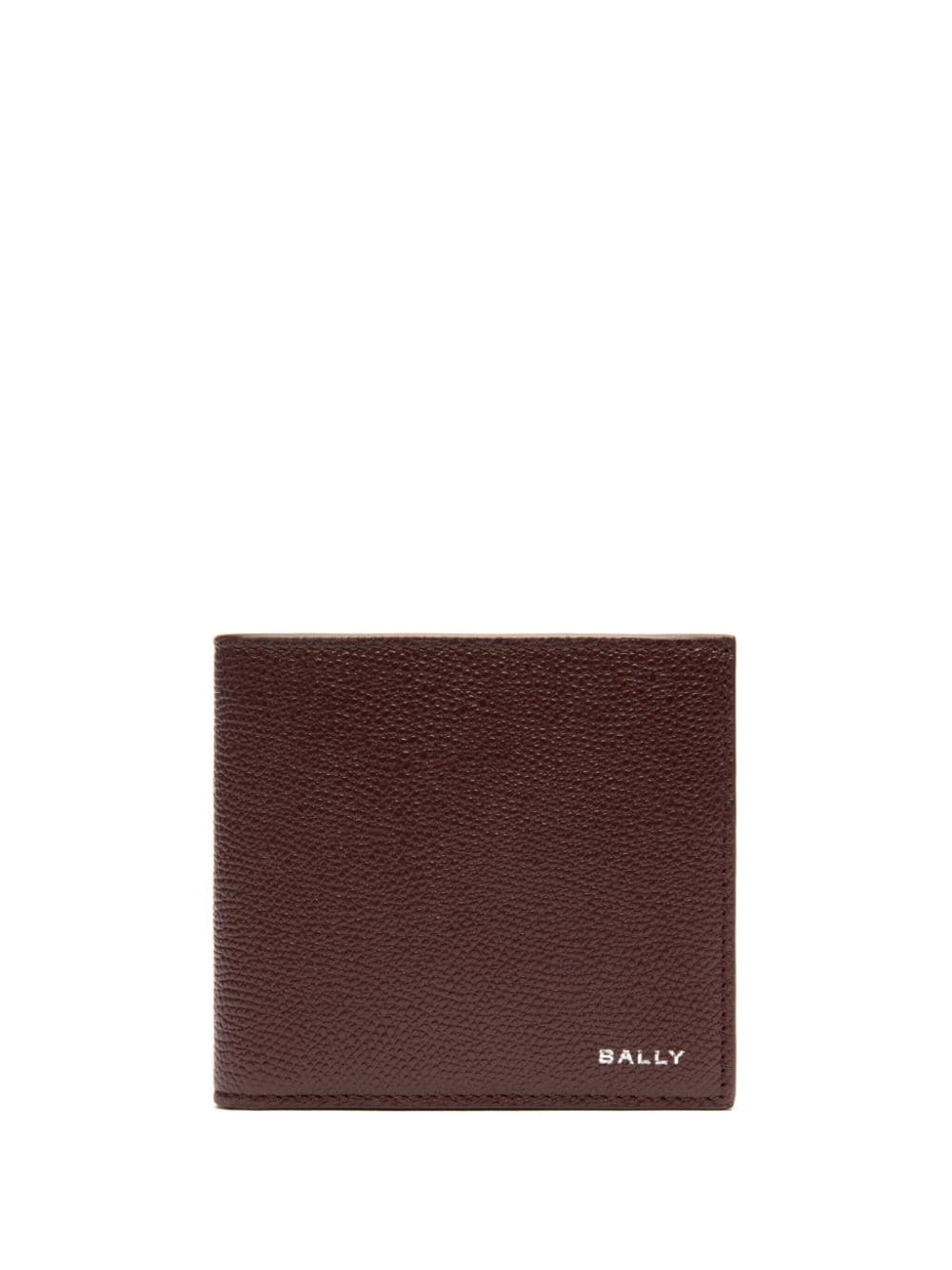 Bally logo-print leather wallet - Brown von Bally