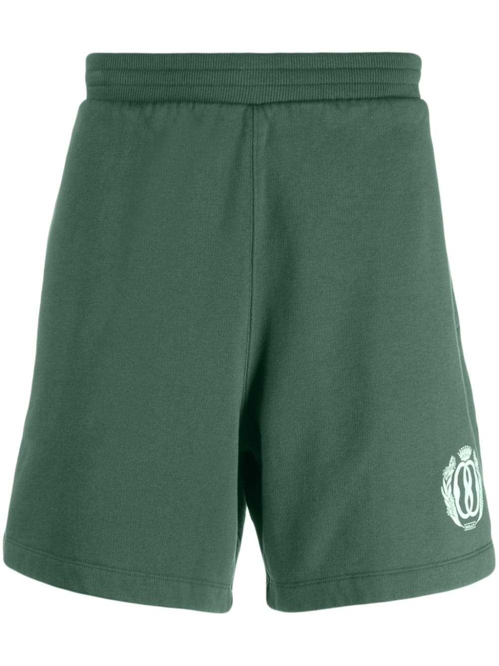 Bally logo-print organic-cotton shorts - Green von Bally