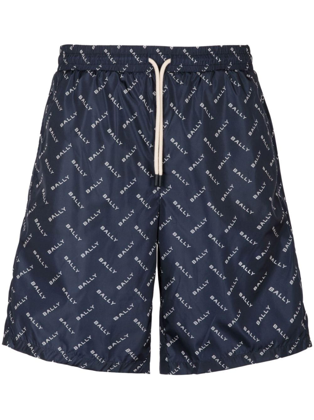 Bally logo-print track shorts - Blue von Bally