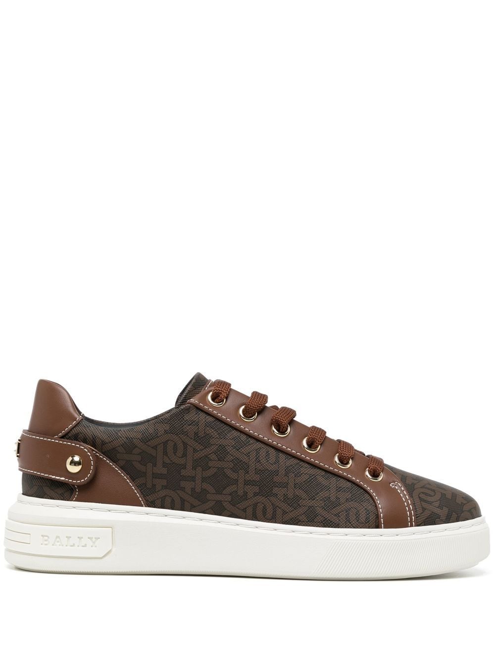 Bally low-top panelled sneakers - Brown von Bally