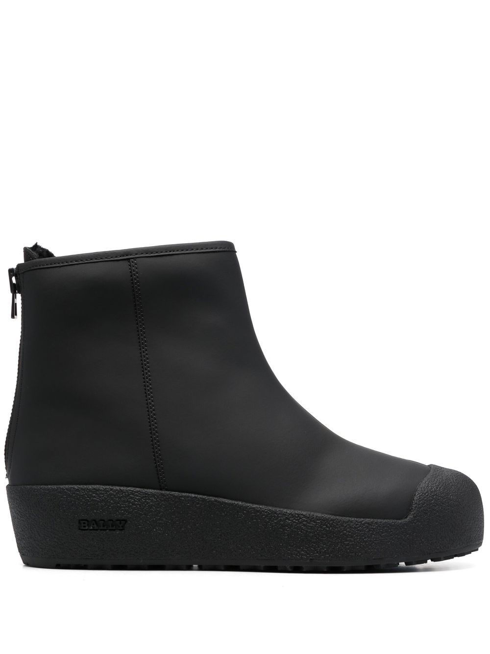 Bally padded ankle boots - Black von Bally