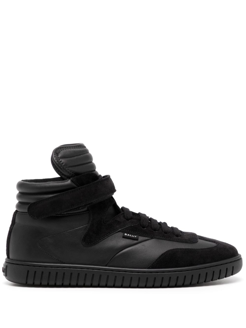 Bally panelled high-top sneakers - Black von Bally