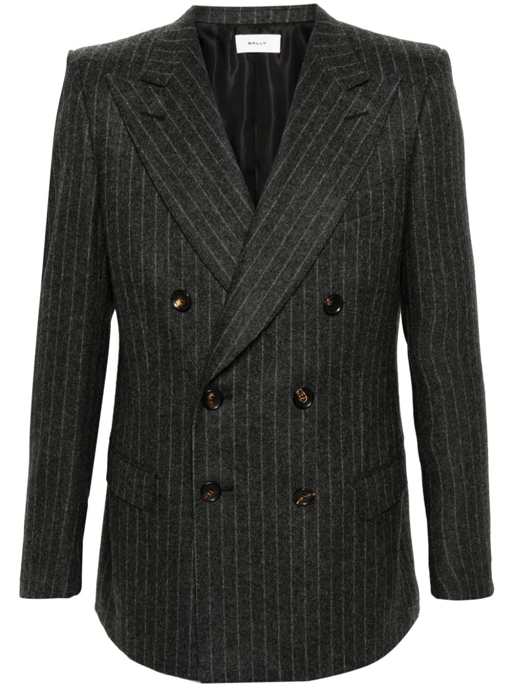 Bally pinstriped wool blazer - Grey von Bally
