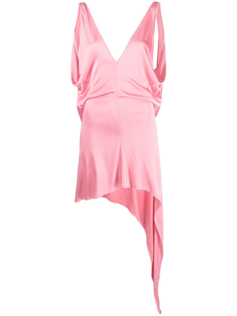 Bally satin V-neck mini dress - Pink von Bally
