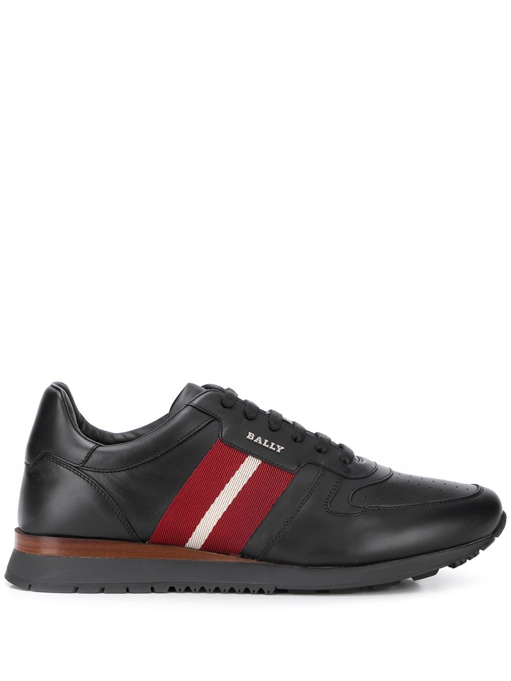 Bally side logo sneakers - Black von Bally