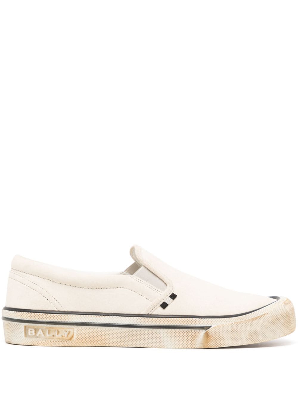 Bally slip-on low-top suede sneakers - White von Bally