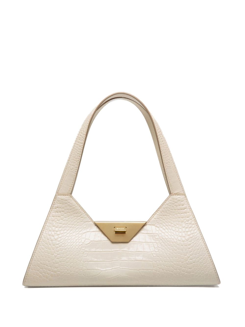 Bally small Trilliant embossed-python shoulder bag - Neutrals von Bally