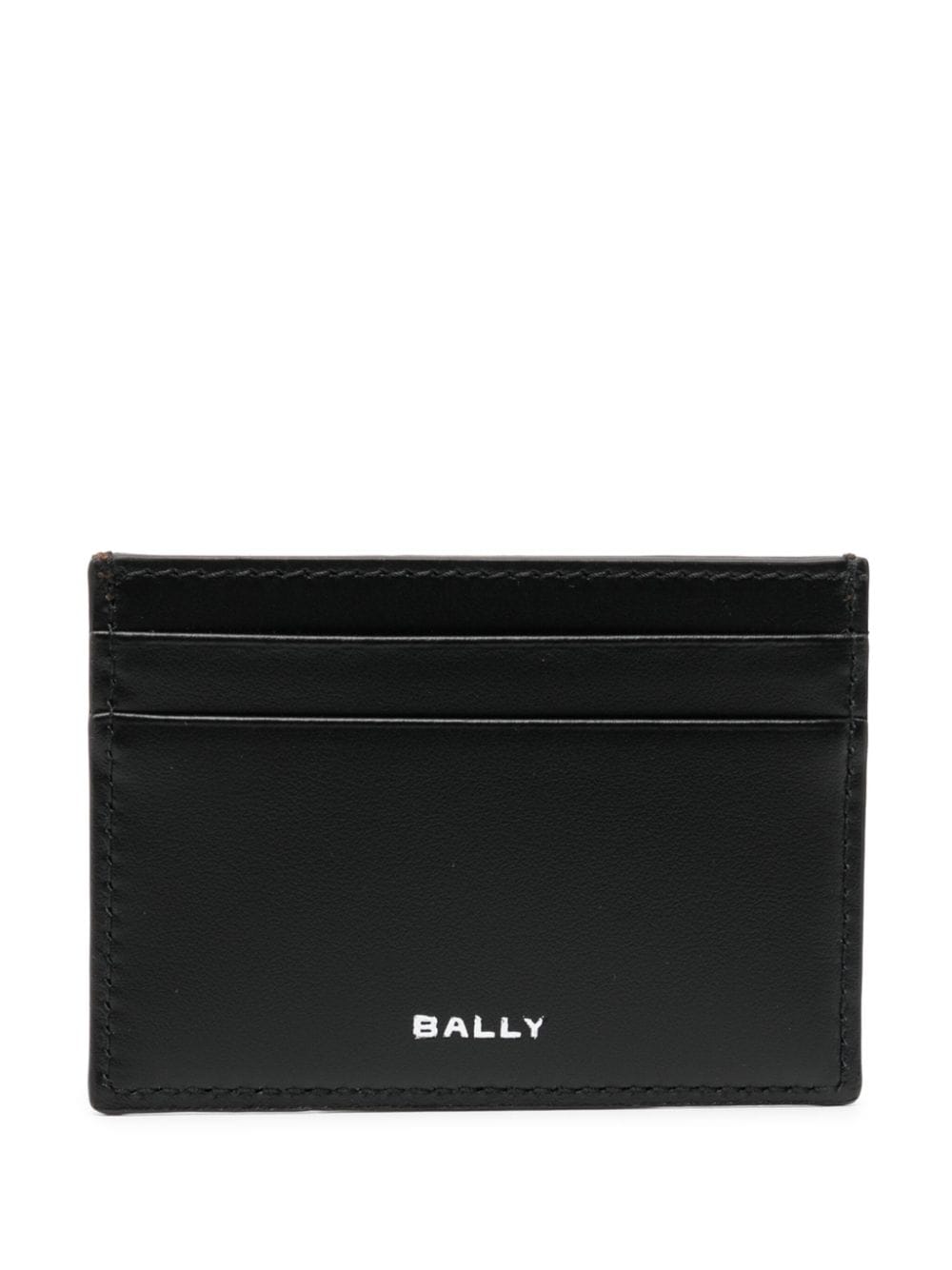 Bally stripe-detail leather card holder - Brown von Bally