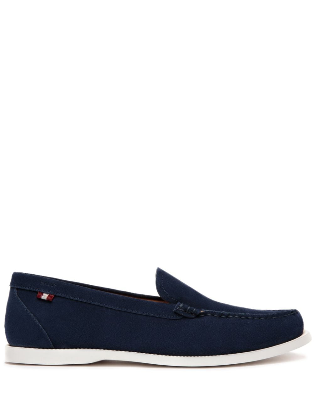 Bally stripe-detailing leather loafers - Blue von Bally