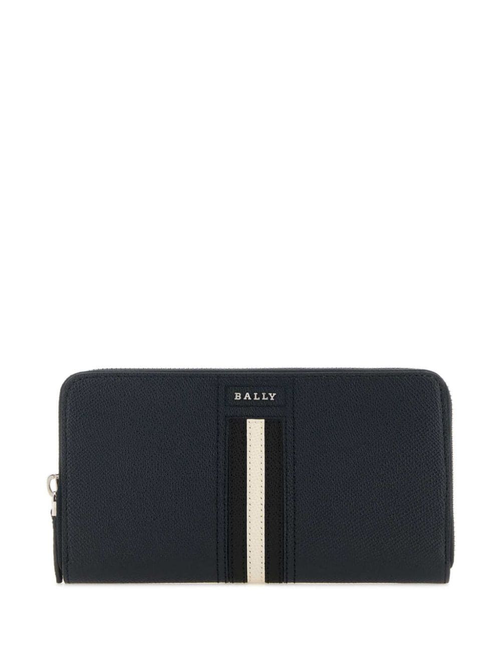 Bally striped zip around wallet - Blue von Bally