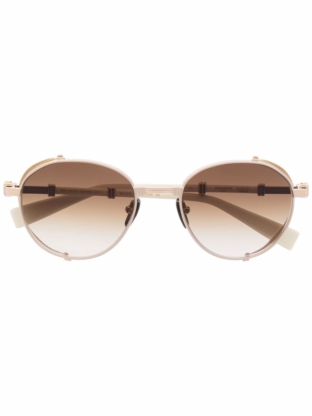 Balmain Eyewear 3d goggle-style sunglasses - Gold von Balmain Eyewear