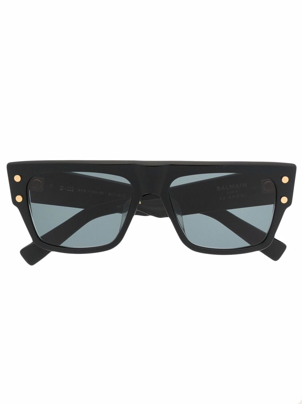 Balmain Eyewear B-III square-frame sunglasses - Black von Balmain Eyewear