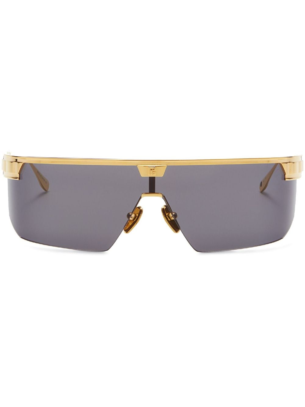 Balmain Eyewear Major oversize-frame sunglasses - Gold von Balmain Eyewear