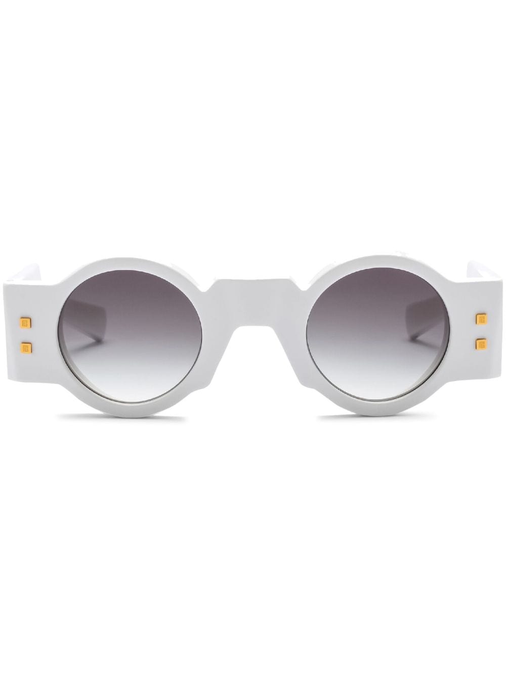 Balmain Eyewear Olivier round-frame sunglasses - White von Balmain Eyewear