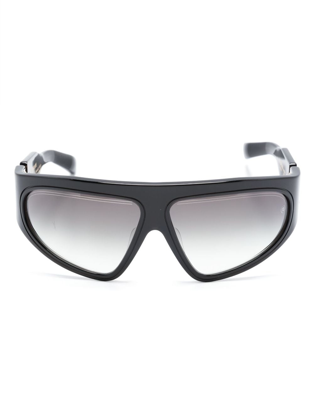 Balmain Eyewear biker-style frame sunglasses - Black von Balmain Eyewear