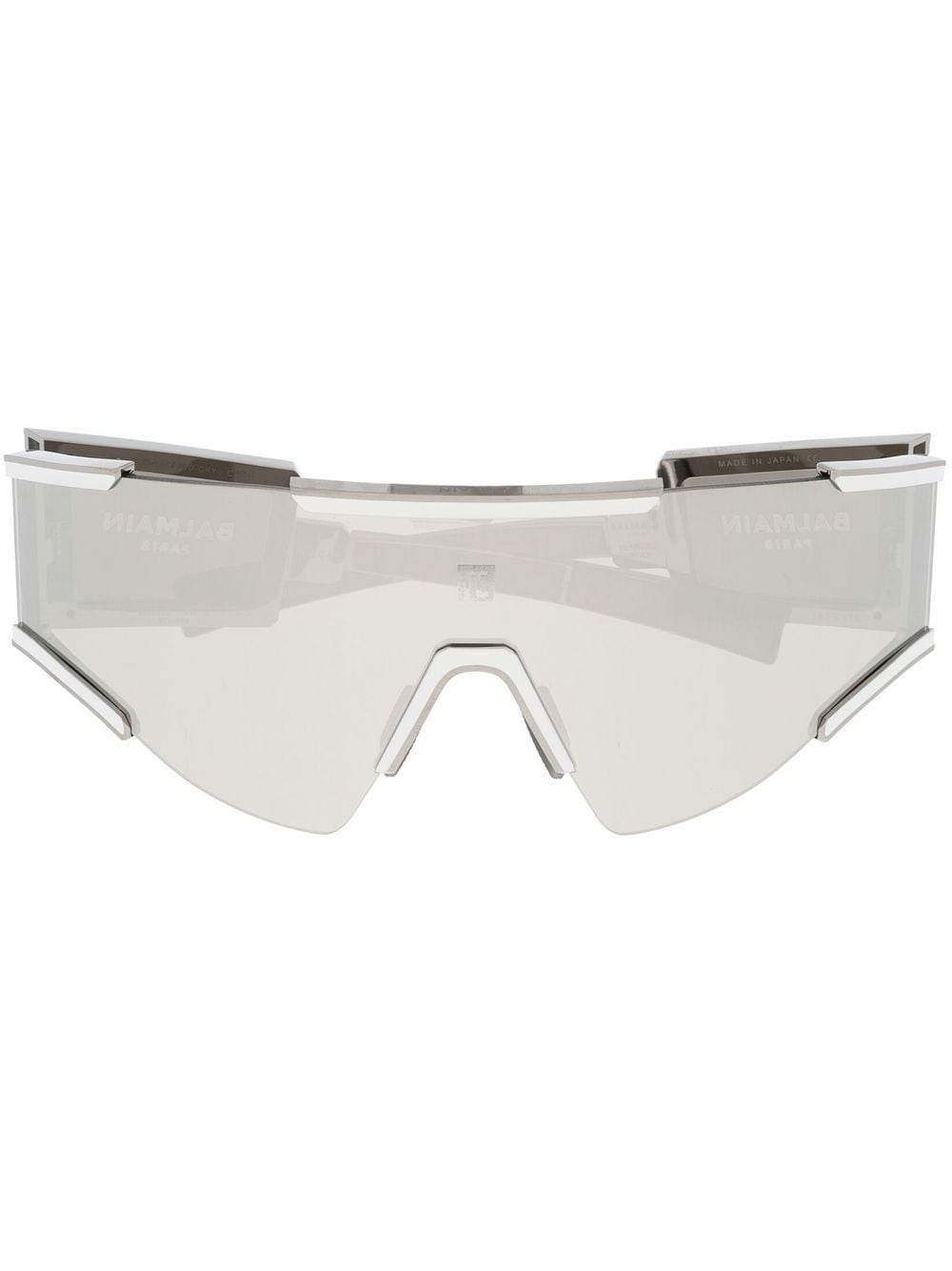 Balmain Eyewear mask-style frame sunglasses - Silver von Balmain Eyewear