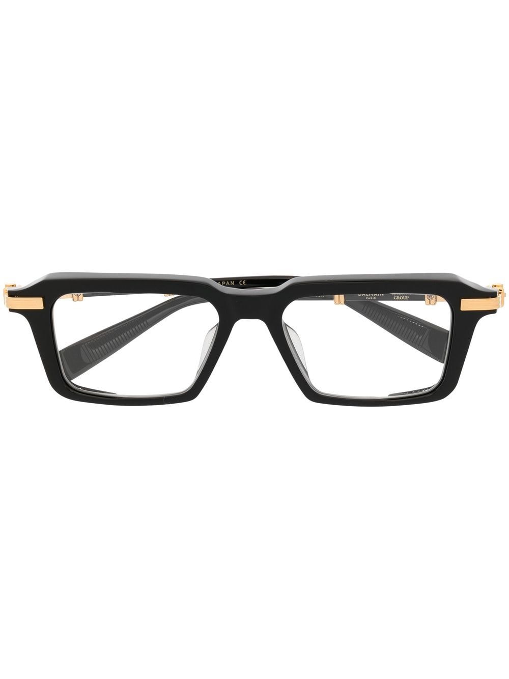 Balmain Eyewear square-frame glasses - Black von Balmain Eyewear