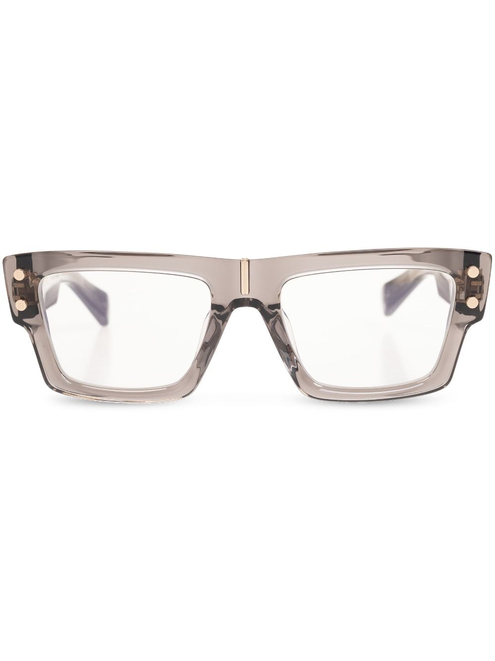Balmain Eyewear square-frame sunglasses - Brown von Balmain Eyewear