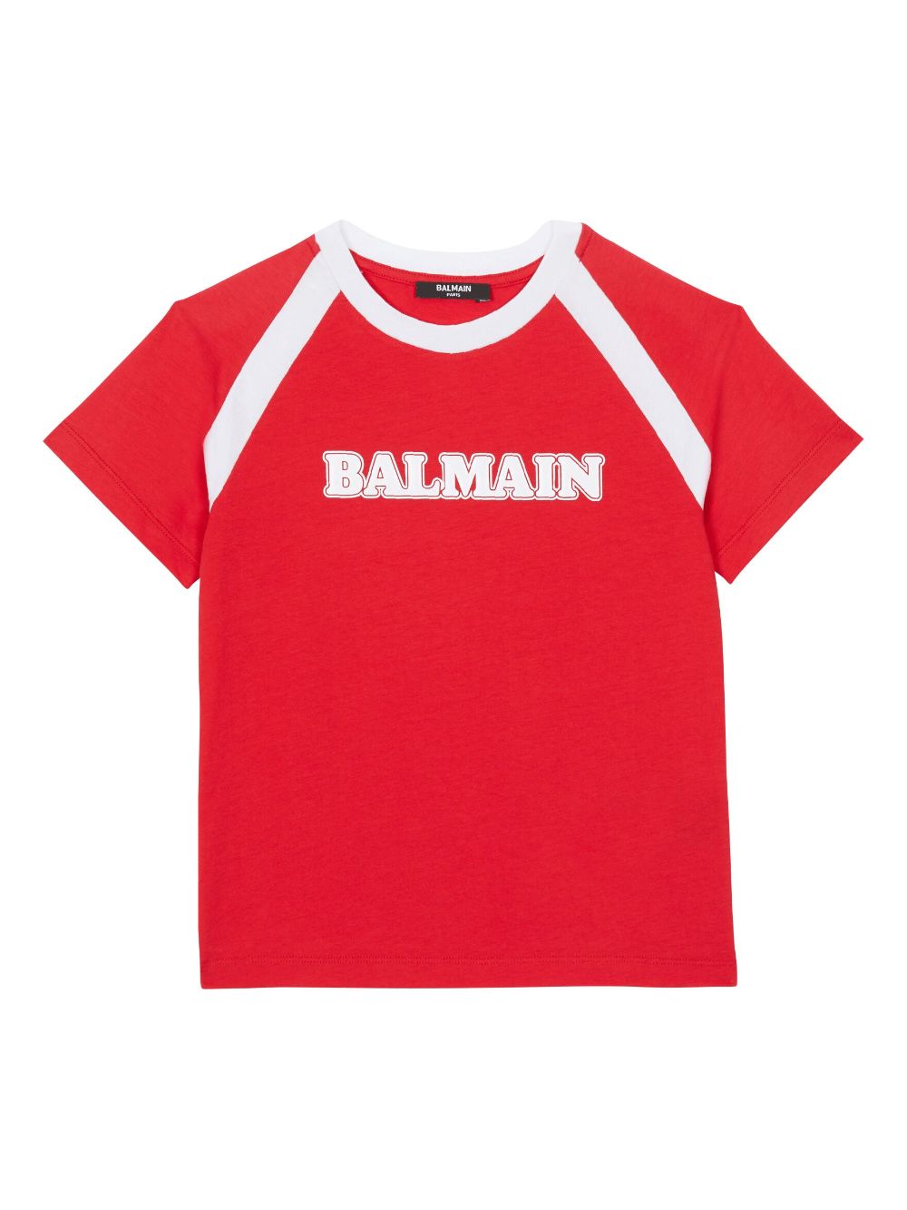 Balmain Kids Retro cotton T-shirt - Red von Balmain Kids