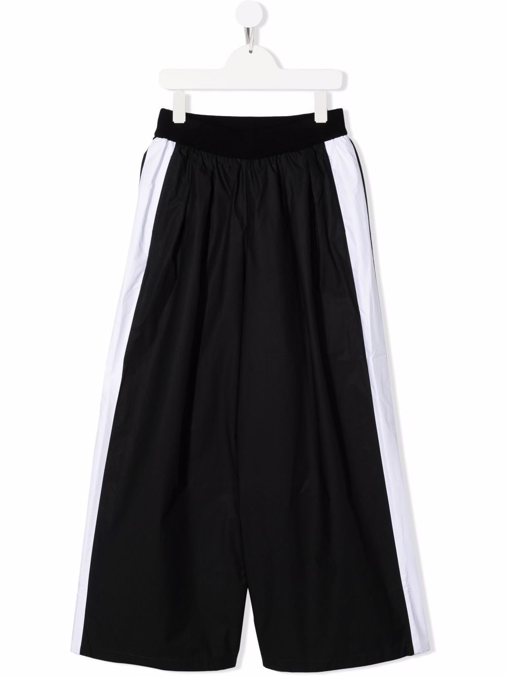 Balmain Kids TEEN wide-leg elasticated trousers - Black von Balmain Kids