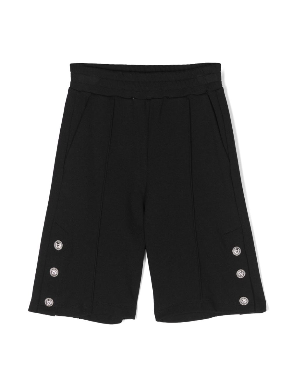 Balmain Kids Tiger Head jersey shorts - Black von Balmain Kids