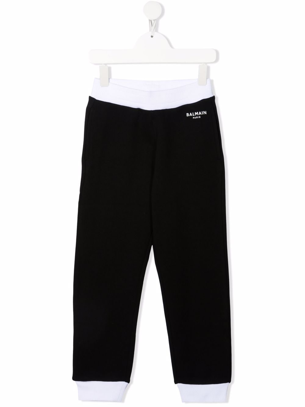 Balmain Kids contrast-trimmed track pants - Black von Balmain Kids