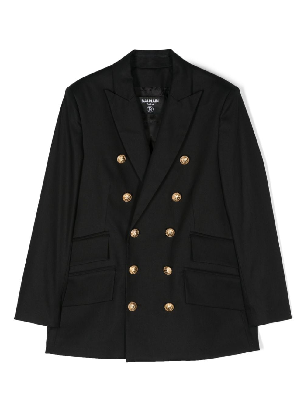 Balmain Kids double-breasted blazer - Black von Balmain Kids