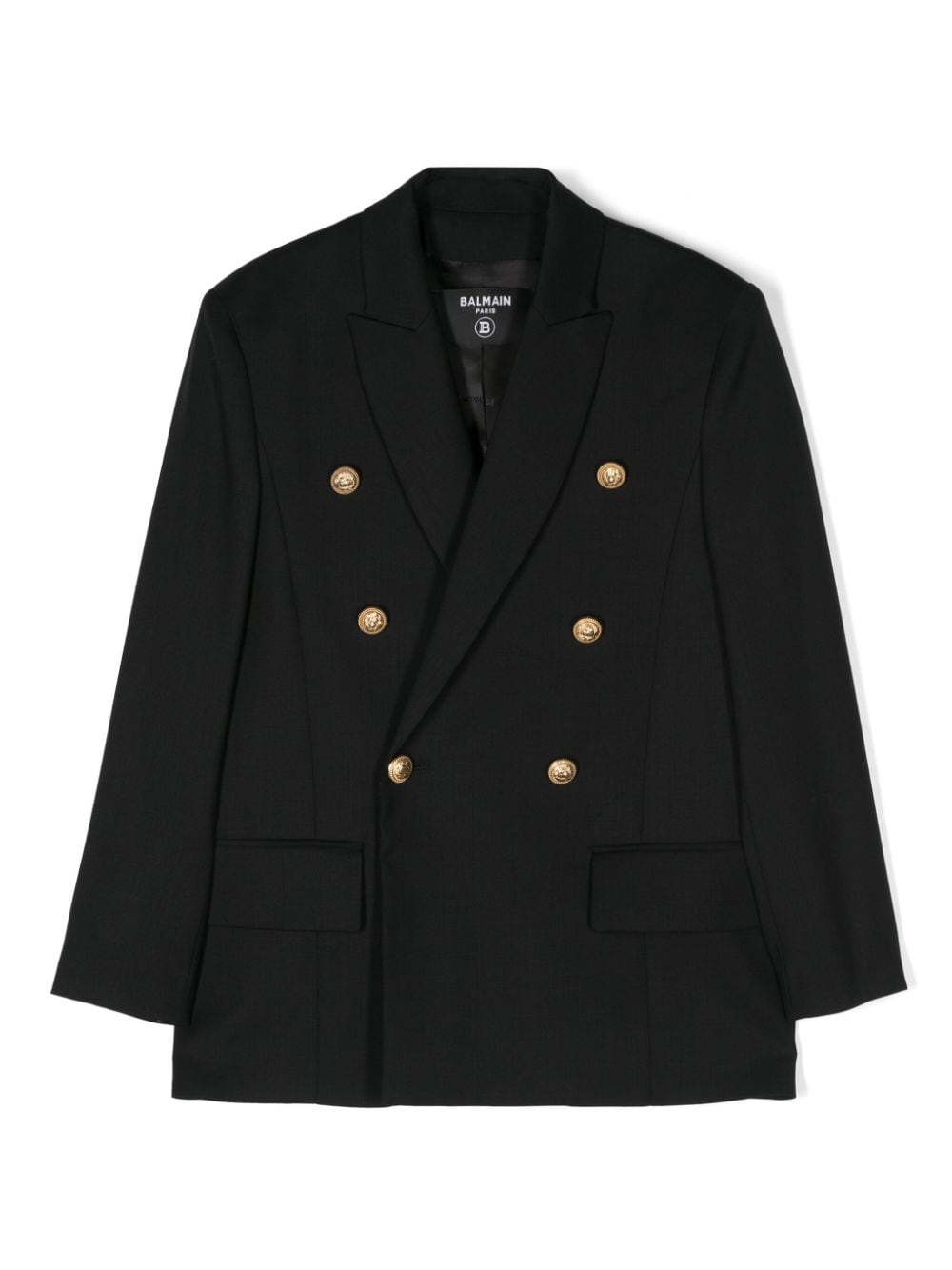 Balmain Kids double-breasted blazer - Black von Balmain Kids