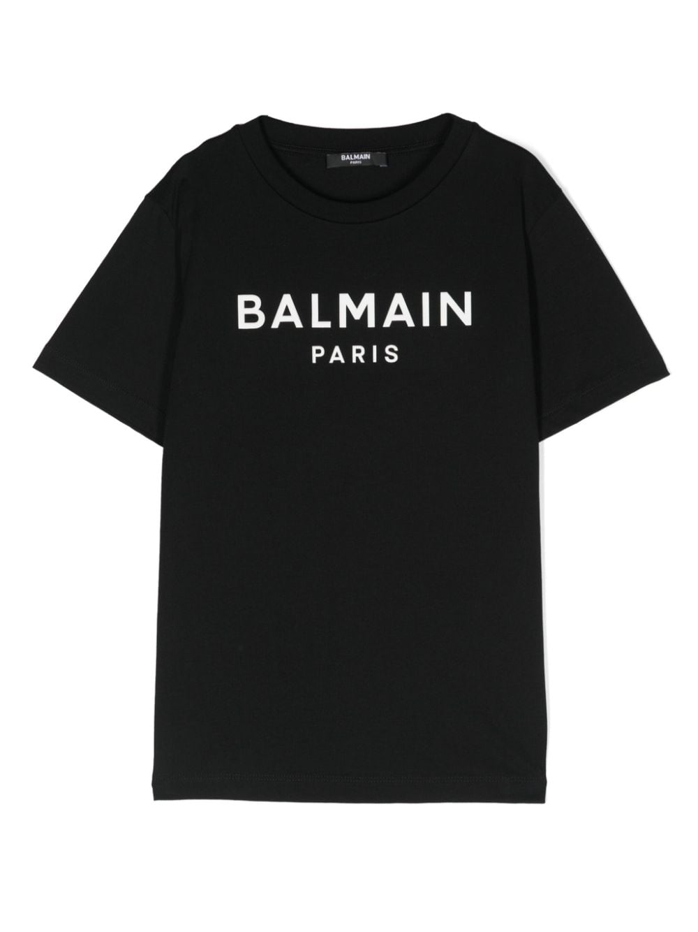 Balmain Kids logo-appliqué cotton T-shirt - Black von Balmain Kids