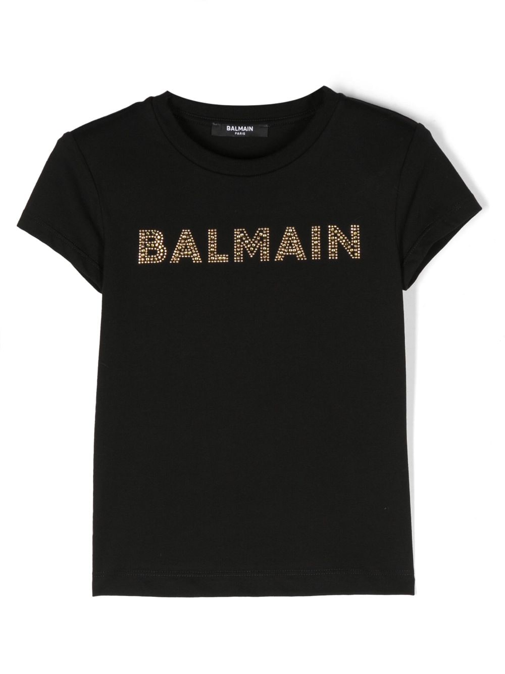 Balmain Kids logo-embellished cotton T-shirt - Black von Balmain Kids