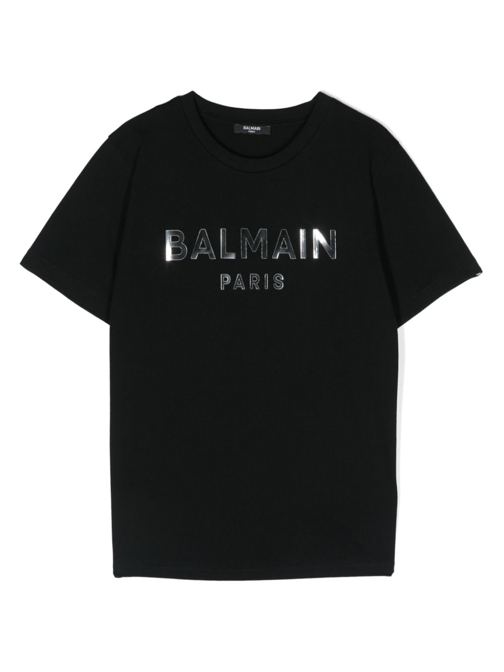 Balmain Kids logo-lettering cotton T-shirt - Black von Balmain Kids