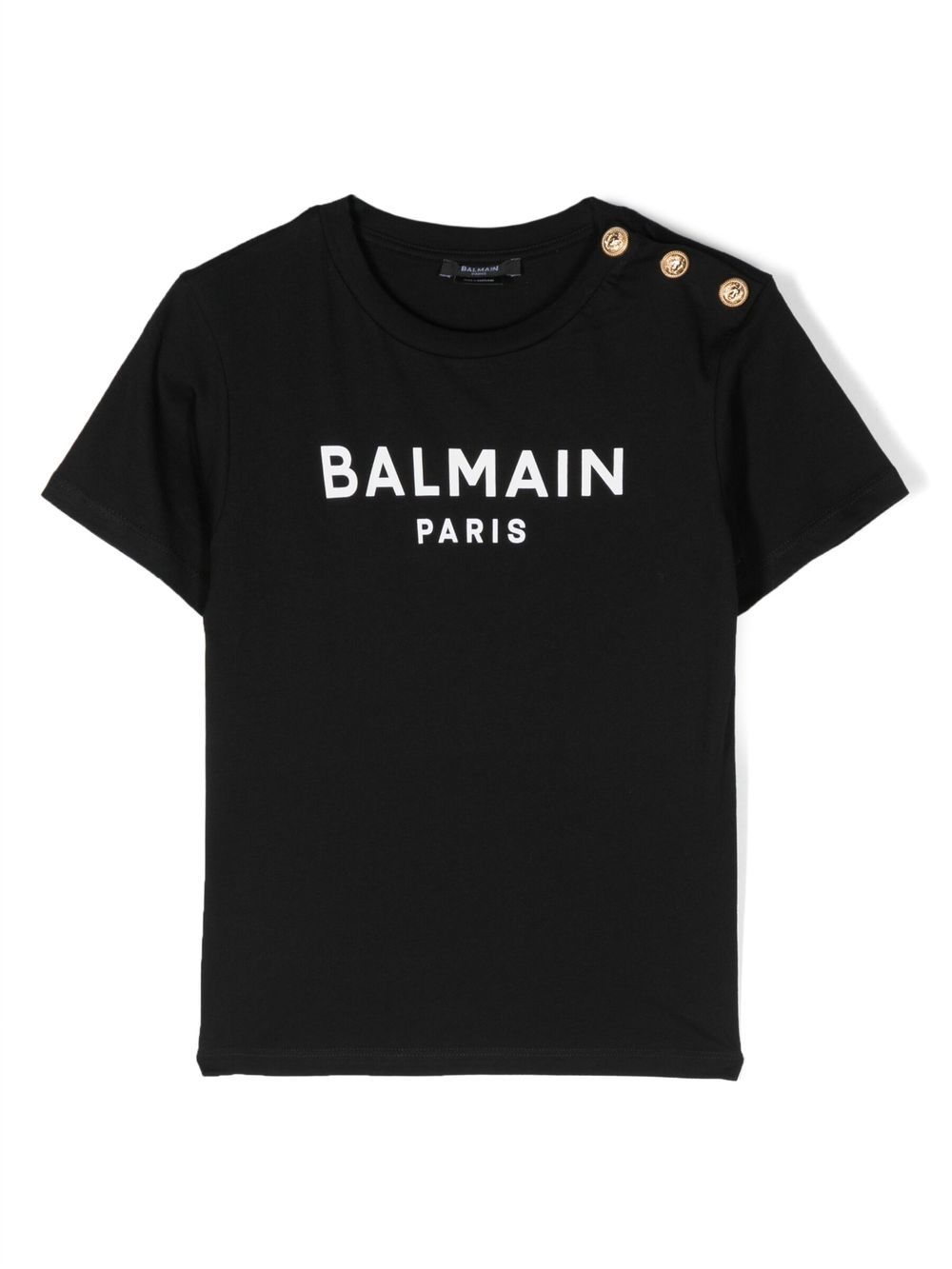 Balmain Kids logo-print T-shirt - Black von Balmain Kids