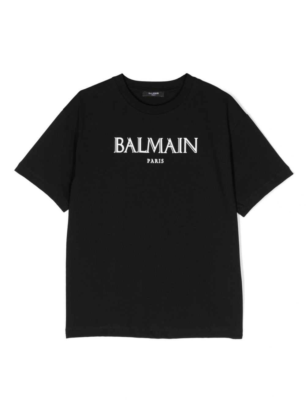 Balmain Kids logo-print cotton T-shirt - Black von Balmain Kids