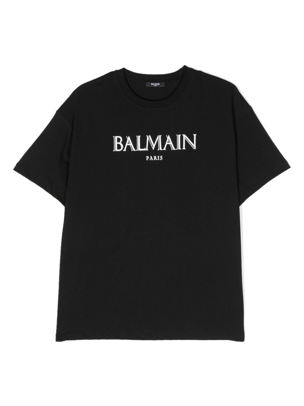 Balmain Kids logo-print cotton T-shirt - Black von Balmain Kids