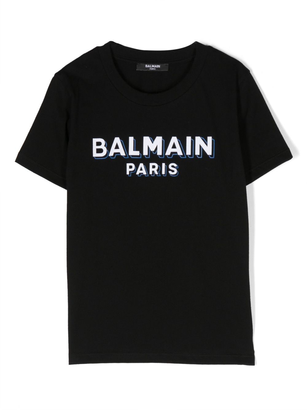 Balmain Kids logo-print cotton T-shirt - Black von Balmain Kids
