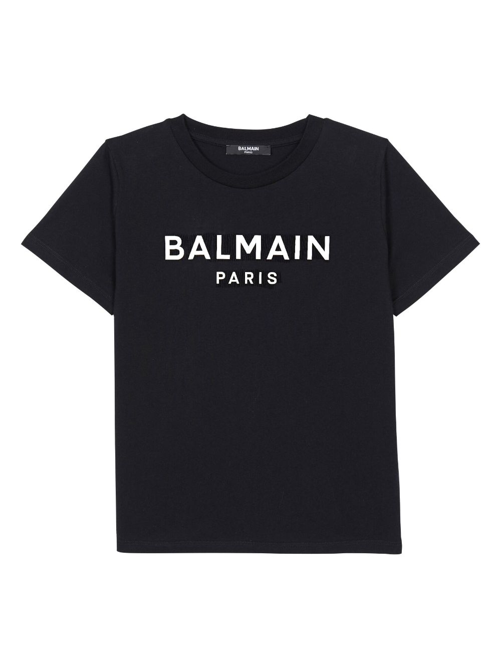 Balmain Kids logo-print cotton T-shirt - Black von Balmain Kids