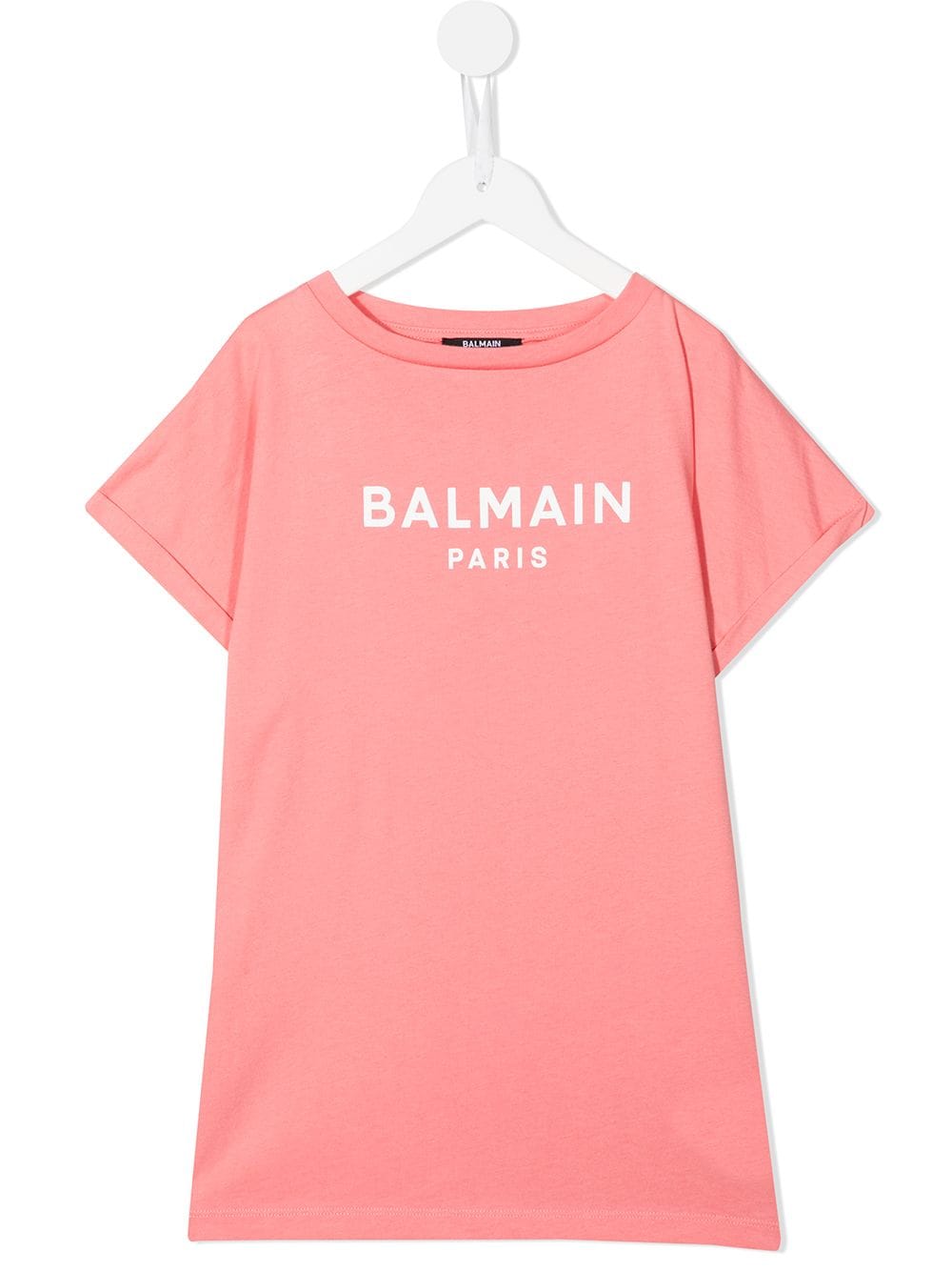 Balmain Kids logo-print cotton T-shirt - Pink von Balmain Kids