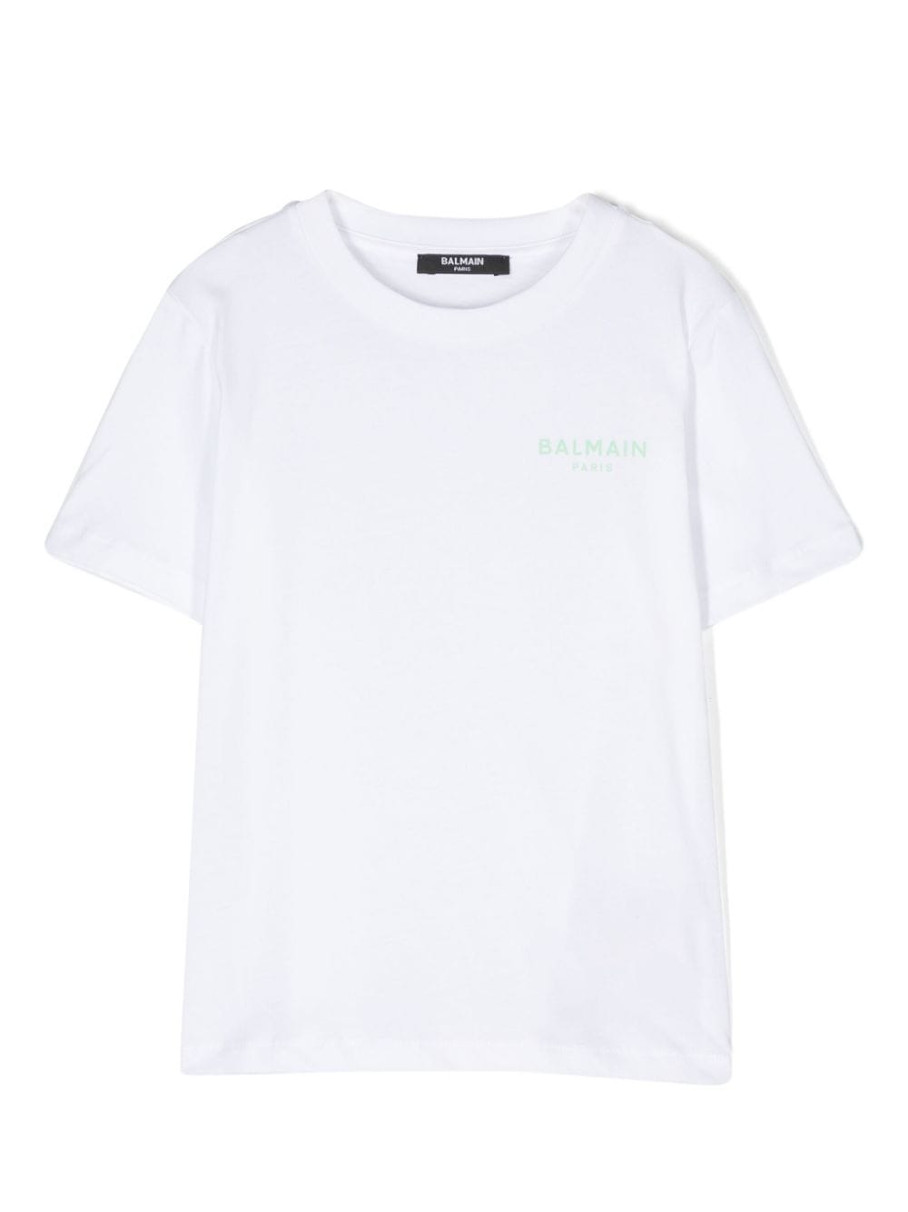 Balmain Kids logo-print cotton T-shirt - White von Balmain Kids