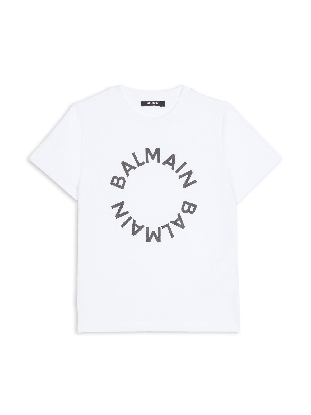 Balmain Kids logo-print cotton T-shirt - White von Balmain Kids